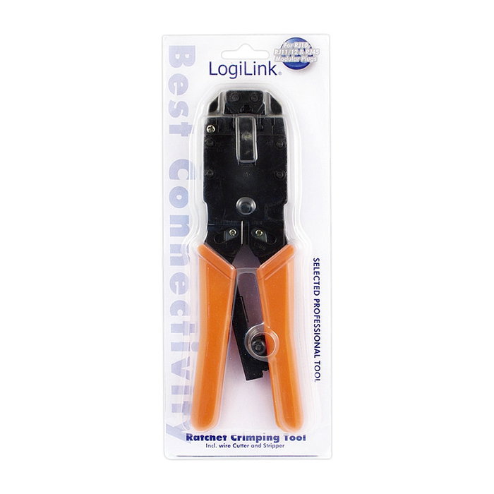 LogiLink Crimpadora modular profesional RJ10, RJ11, RJ12, DEC, RJ45