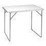 Camp Active Mesa Plegable Aluminio 80x60x69 cm Blanco Interior Exterior