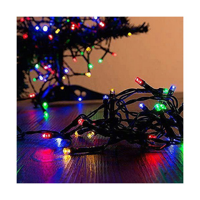 Guirnalda multicolor de 4 m con 48 leds y funcionamiento a pilas