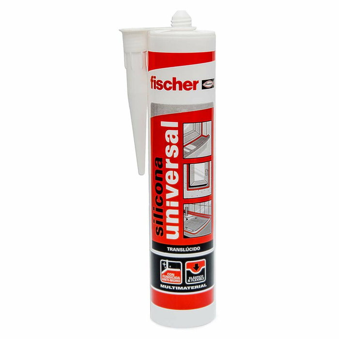 Fischer Silicona universal multimaterial transparente 280 ml