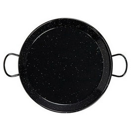 Vaello Paellera de Acero Esmaltado Tradicional Ø55 cm para 16 Personas