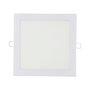 EDM Downlight LED Empotrable Cuadrado, 20W Luz Fría 6400K, Blanco, 22x22 cm, 1500 lm, IP20, Incluye Transformador