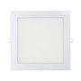 Edm Downlight LED empotrable cuadrado 20W luz fría 6400K cromado