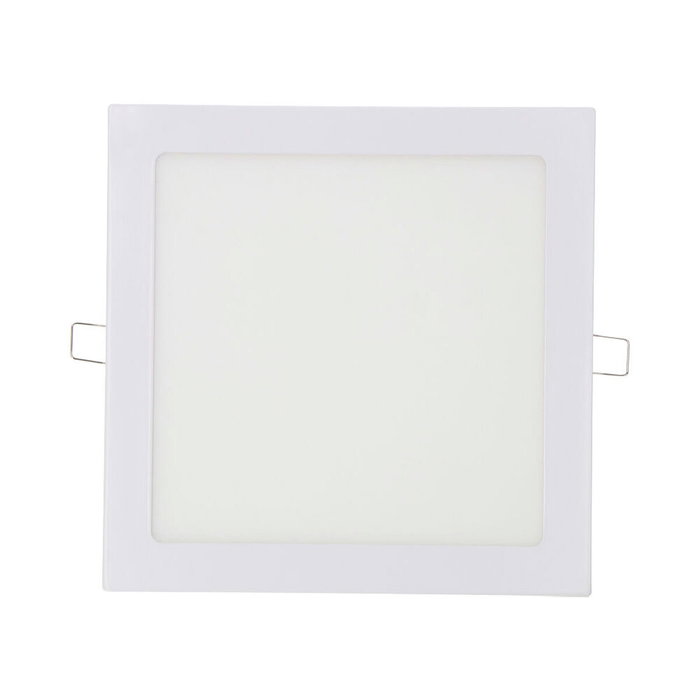 Edm Downlight LED empotrable cuadrado 20 W luz día 4000 K 1500 lm Blanco Edm Downlight LED empotrable cuadrado 20 W luz día 4000 K 1500 lm Blanco