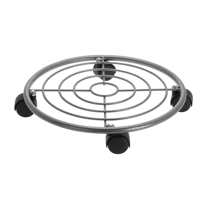 Ipae Progarden Base con Ruedas Metálica 35x6.5cm Carga Máx. 15kg Gris Ipae Progarden Base con Ruedas Metálica 35x6.5cm Carga Máx. 15kg Gris