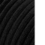 Edm Carrete cable cordón tubular H03VV-F 2 x 0,75 mm² negro, 5 m