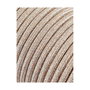 Edm Carrete de cable cordón tubular H03VV-F 2 x 0,75 mm² beige, 5 m