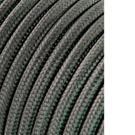 Edm Carrete Cable Cordón Tubular H03VV-F 2 x 0,75 mm² Gris Oscuro, 5 m
