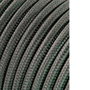 Edm Carrete Cable Cordón Tubular H03VV-F 2 x 0,75 mm² Gris Oscuro, 5 m