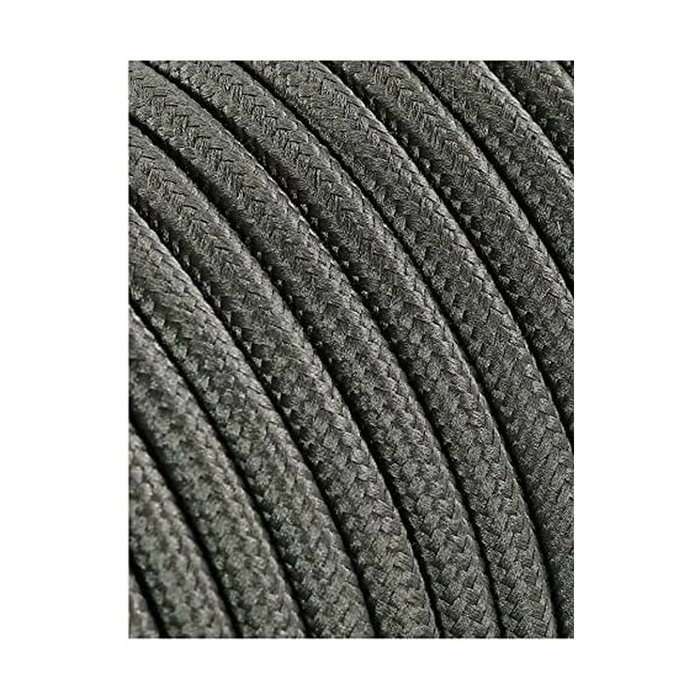 Edm Carrete cable cordón tubular H03VV-F 2 x 0,75 mm² gris oscuro, 5 m Edm Carrete cable cordón tubular H03VV-F 2 x 0,75 mm² gris oscuro, 5 m
