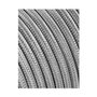 Edm Carrete cable cordón tubular H03VV-F 2 x 0,75 mm² plata, 5 m