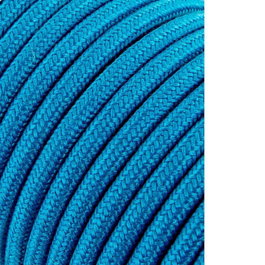 Edm Carrete cable cordón tubular H03VV-F 2 x 0,75 mm² azul claro, 5 m
