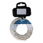 Edm Carrete cable textil trenzado H03VV-F 2 x 0,75 mm² beige, 5 m