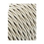 Edm Carrete cable textil trenzado H03VV-F 2 x 0,75 mm² beige, 5 m