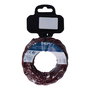 Edm Cable Textil Trenzado H03VV-F 2 x 0,75 mm² Burdeos 5 m