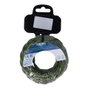 Edm Carrete cable textil trenzado H03VV-F 2 x 0,75 mm² verde, 5 m