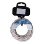 Edm Cable textil trenzado h03vv-f 2 x 0,75 mm² color lino, 5 metros