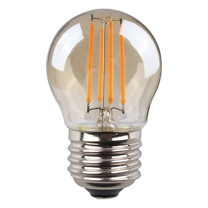 Edm Bombilla Esférica Vintage con Filamento LED E27 4,5W 400lm 2000K