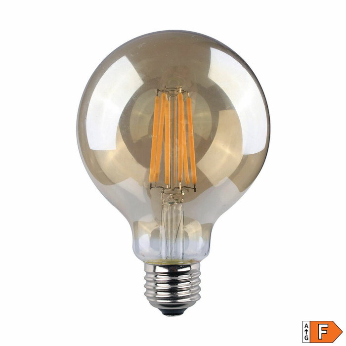 Edm Bombilla de globo con filamento LED cristal vintage E27 8W 720 lm 2000K