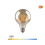 Edm Bombilla de globo con filamento LED cristal vintage E27 8W 720 lm 2000K