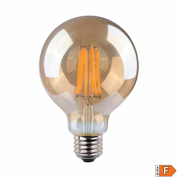 Edm Bombilla de globo con filamento LED cristal vintage E27 8W 720lm 2000K