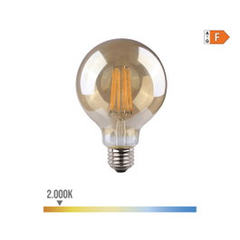 Edm Bombilla de globo con filamento LED cristal vintage E27 8W 720lm 2000K