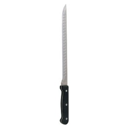 Gourmet Kitchen Cuchillo Jamonero con Cuchilla Alveolada de 26 cm y Mango en ABS de 38 cm