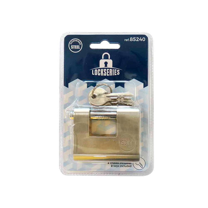Edm Candado de latón reforzado de seguridad 60 mm