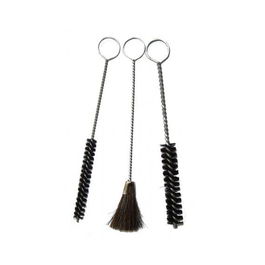 Benson Cepillo Pequeño Variado Set 3 Piezas Metal Negro 18.5 cm Profesional y Doméstico