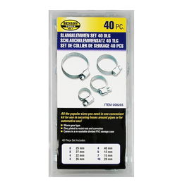 Benson Set 40 Abrazaderas Varios Acero Metálico