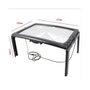 Benson Lupa de lectura con 4 LEDs y 3 aumentos en negro
