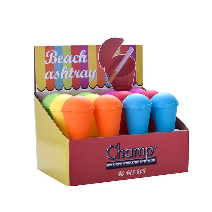 Cenicero de playa portatil ø15cm euro/u colores surtidos Cenicero de playa portatil ø15cm euro/u colores surtidos