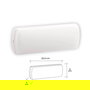 Edm Aplique Emergencia LED 3W 150lm 25,5x9x5cm IP20, Batería Ni-Cd, Autonomía 2h, Luz Fría 6500K
