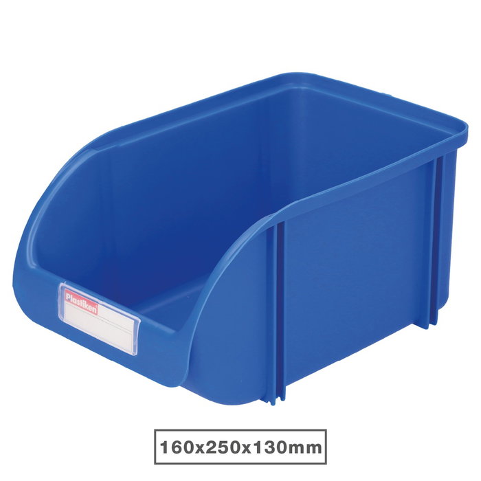 Plastiken Gaveta apilable Titanium azul 5 l