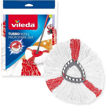 Vileda Recambio Turbo 2 en 1 para EasyWring & Clean