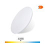 EDM Aplique Circular de Superficie LED 24W 4000K Luz Día 2490 Lm IP20 Ø38 x 6.2 cm