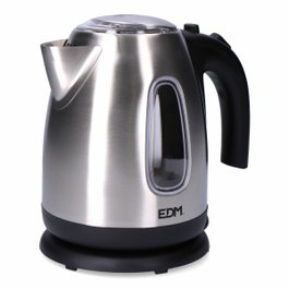 Edm Hervidor de agua eléctrico 1,7 l 2200W Cromado / negro