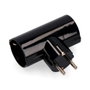 Edm Clavija Doble 2p+t T/tl Negra Baquelita 16A 250V Retractilada
