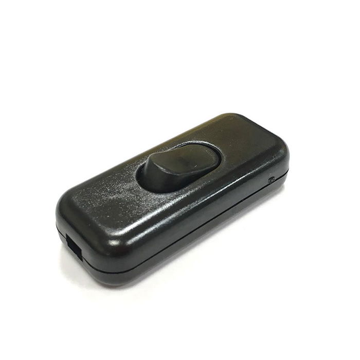 Edm Interruptor de paso 4A 250V~ Negro Retractilado Edm Interruptor de paso 4A 250V~ Negro Retractilado