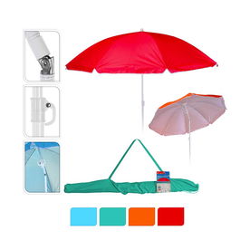 Probeach Sombrilla de Playa Ø160cm Colores Surtidos con Funda UPF 40-50+