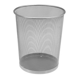 Papelera Metálica Rejilla Ø26 x 27,5 cm