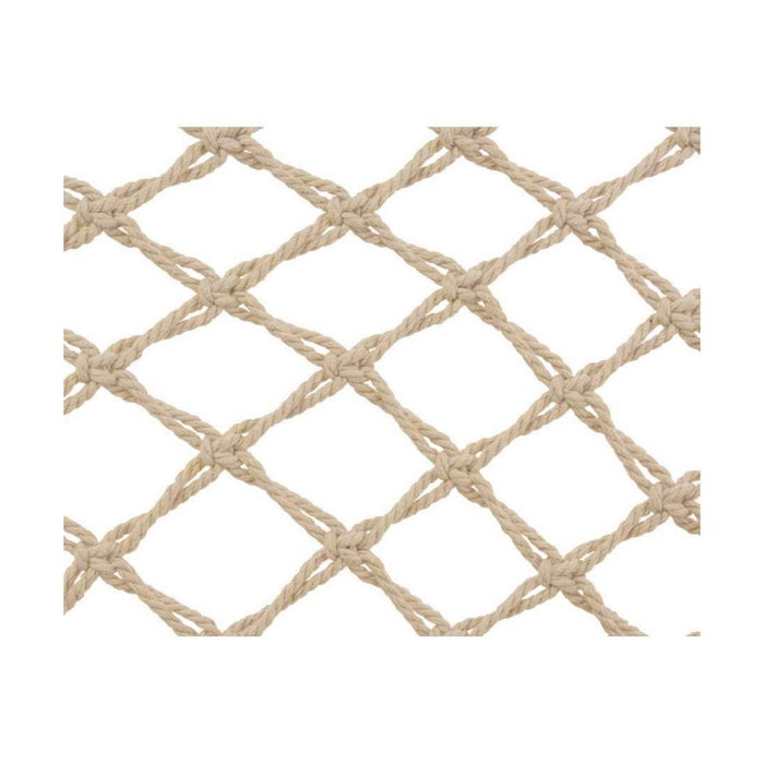 Decoris Columpio de algodón con flecos ø82 x 123 cm, color crema Decoris Columpio de algodón con flecos ø82 x 123 cm, color crema