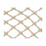 Decoris Columpio de algodón con flecos ø82 x 123 cm, color crema