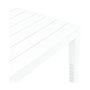 Ipae Progarden Mesa Bali cuadrada blanca para exterior