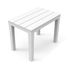 Ipae Progarden Banqueta para exterior 38,5 x 60 x 45 cm color Blanco