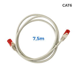 Logilink Cable UTP Cat.6 Latiguillo RJ45 Cobre LSZH Gris 7,5 m