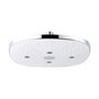 Edm Rociador Ducha Anticalcáreo Square Cromo 20x20x5,7cm