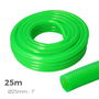 Edm Manguera de Jardín Ø25 mm 1 pulg 25 m Verde Fluor Flexible PVC 3 Capas Antialgas 25 Bar