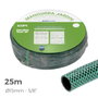 Edm Manguera de jardín basic de 25 m, 5/8 pulg, Verde