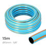 Edm Manguera de jardín pro 15 m, ø15 mm, 5/8 pulg, azul/naranja